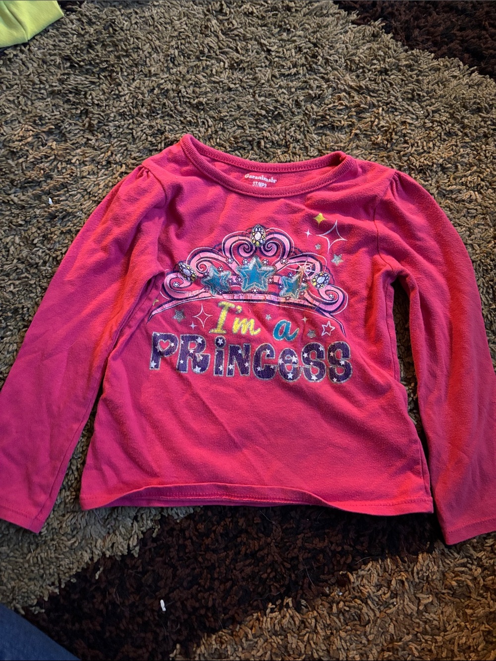 Garanimals Hot Pink "I'm a Princess" Long-Sleeve Tee